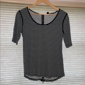 Ann Taylor Striped Shirt; Size S